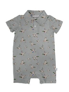 Goosies Mallard/Duck Polo Romper 0-3M - NWT